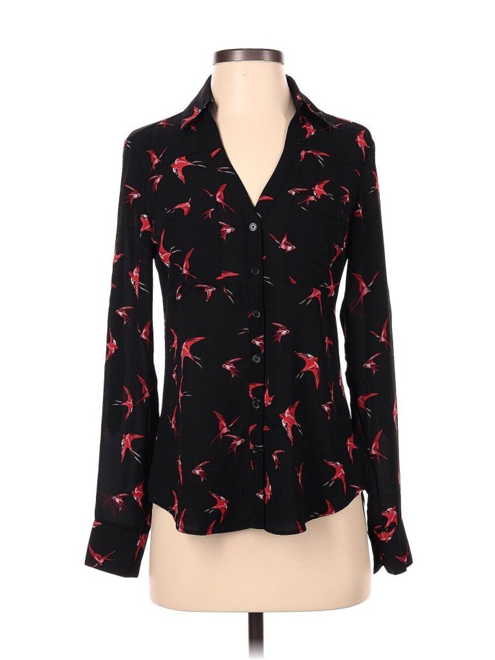 Express Slim Fit Portofino Shirt XS